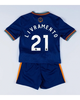 Billige Fotballdrakt Newcastle United Tino Livramento #21 Replika Tredjedraktsett Barn 2025-26 Kortermet (med bukser)